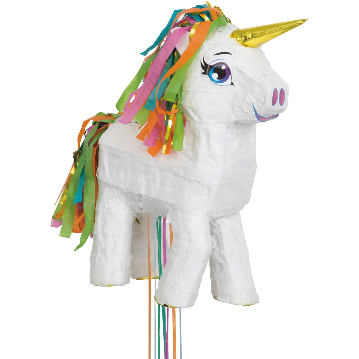 Pinata Pull - White Unicorn - Dollars and Sense