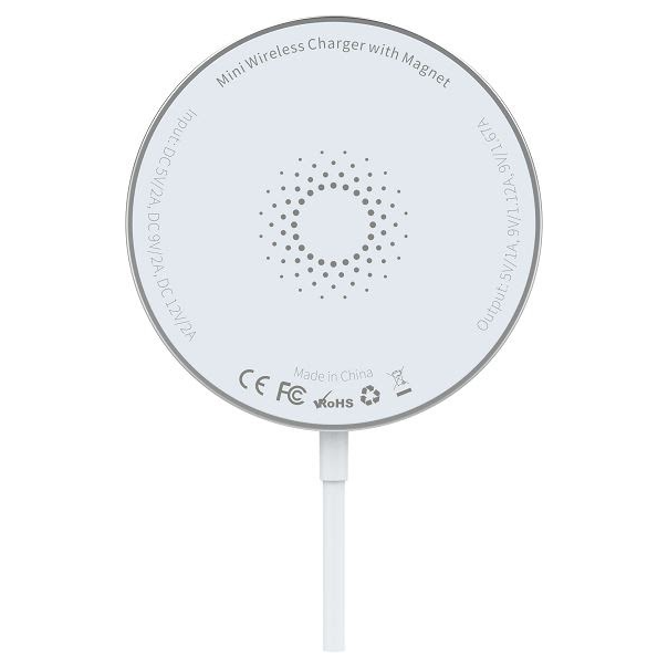 iGear Mini Wireless Charger - Silver - Dollars and Sense