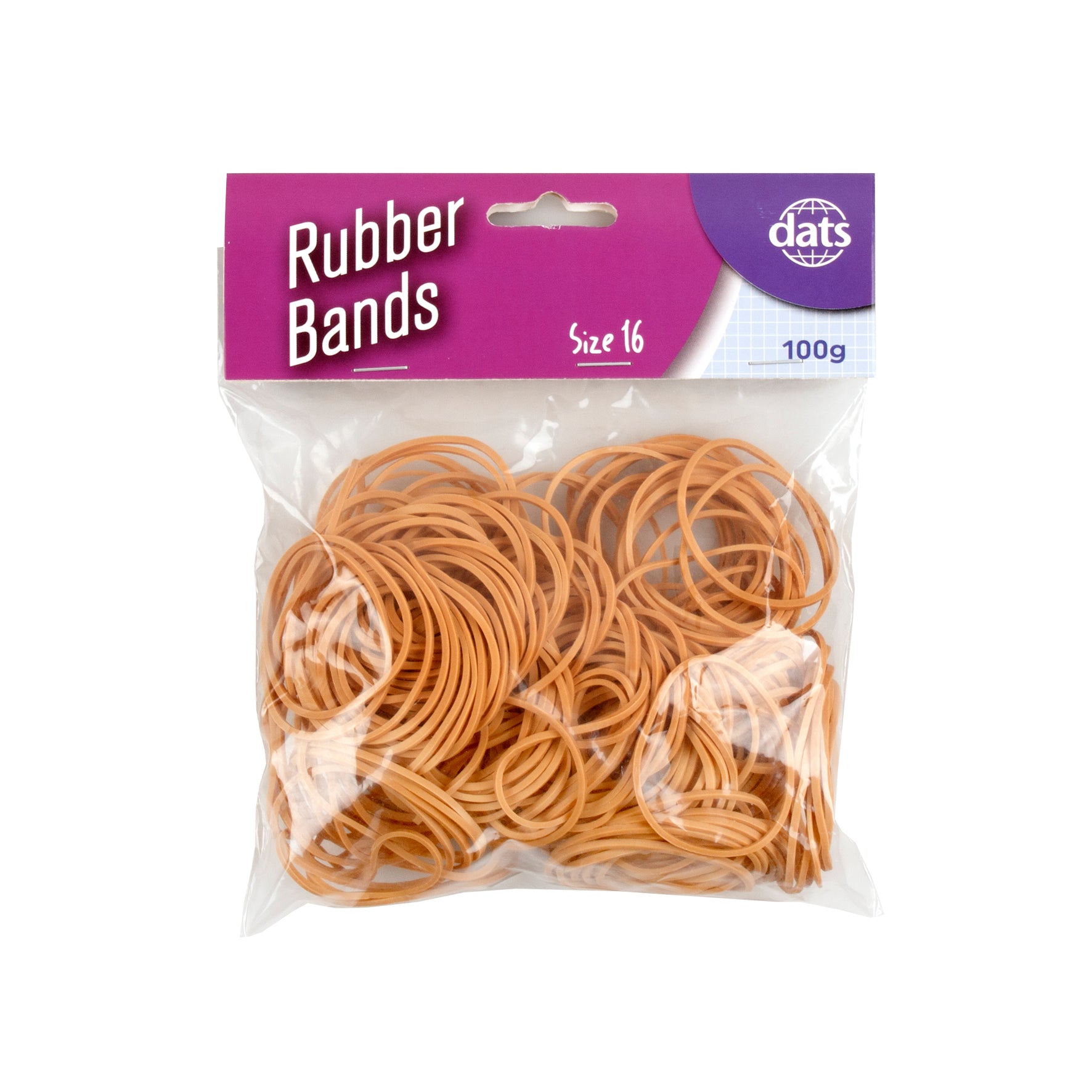 Rubber Bands - Brown - Dollars and Sense