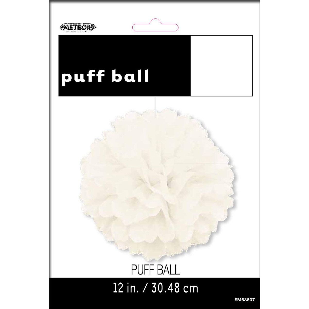 Decorative Puff Ball - Bright White - Dollars and Sense