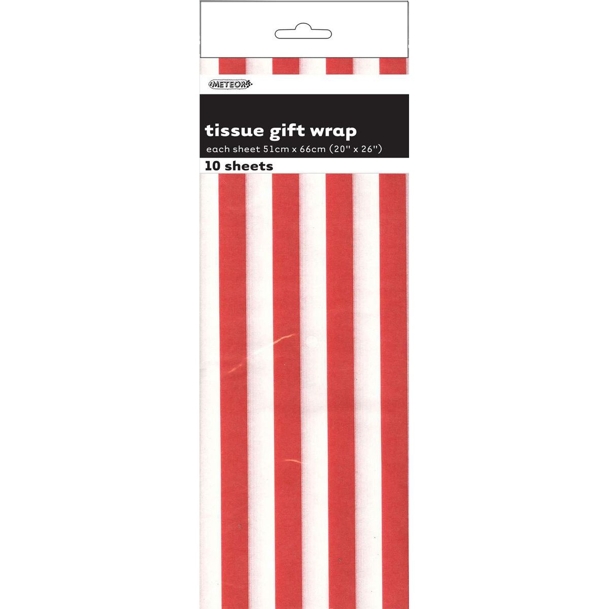 Stripes Tissue Sheets - Red - Dollars and Sense