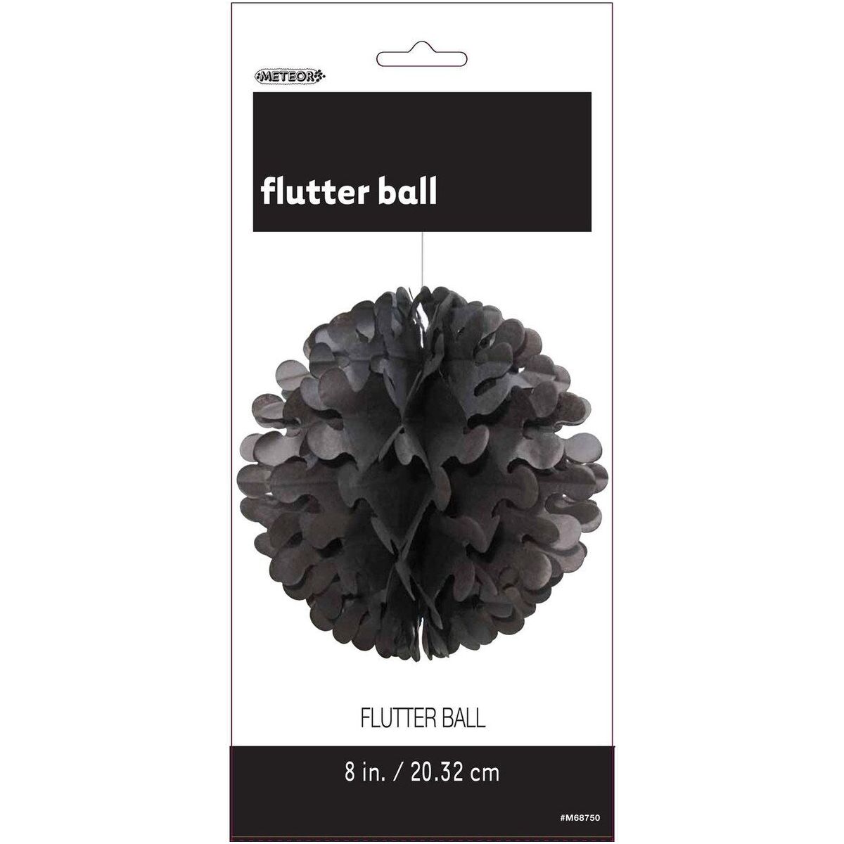Flutter Ball Decoration - Midnight Black - Dollars and Sense