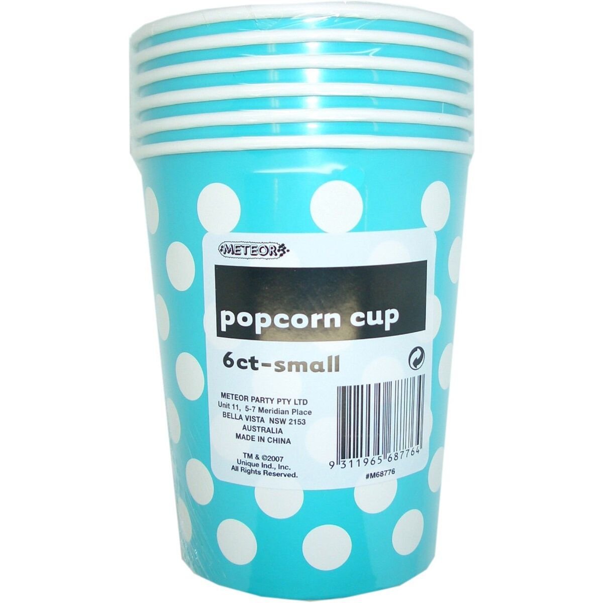 Popcorn Cups Dots - Small - Dollars and Sense
