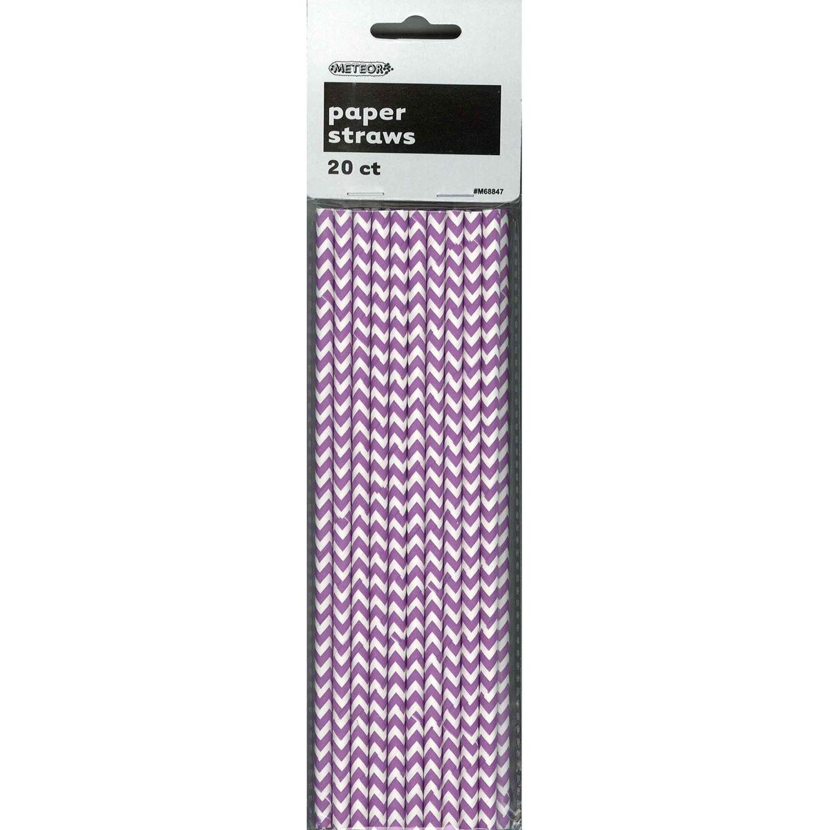 Chevron Paper Straws - Pretty Purple - Dollars and Sense