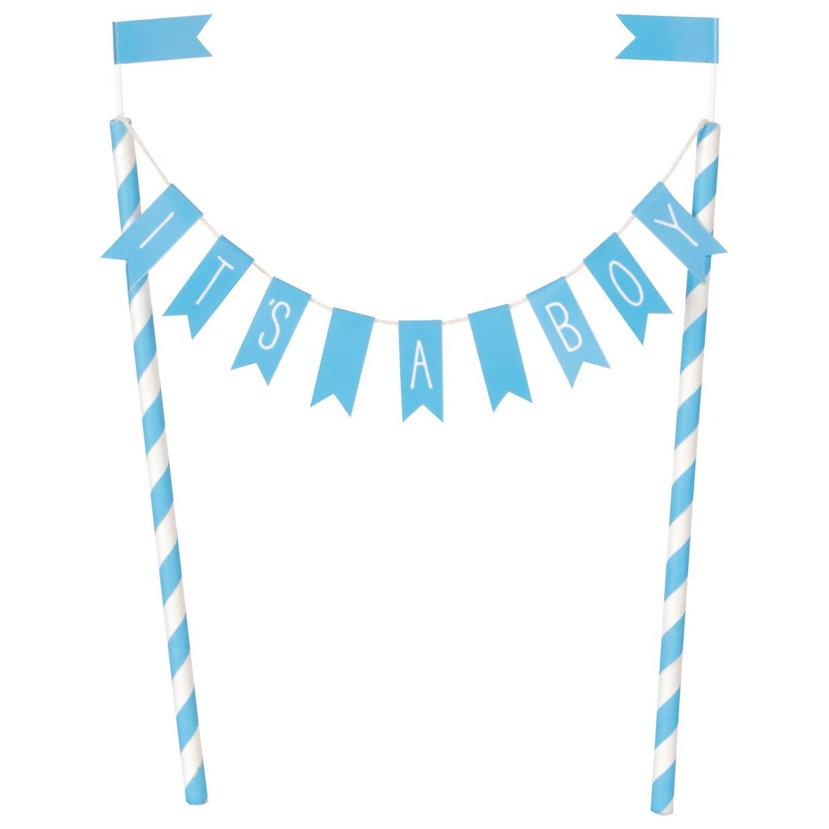 It's a Boy - Bunting Cake Topper - Dollars and Sense