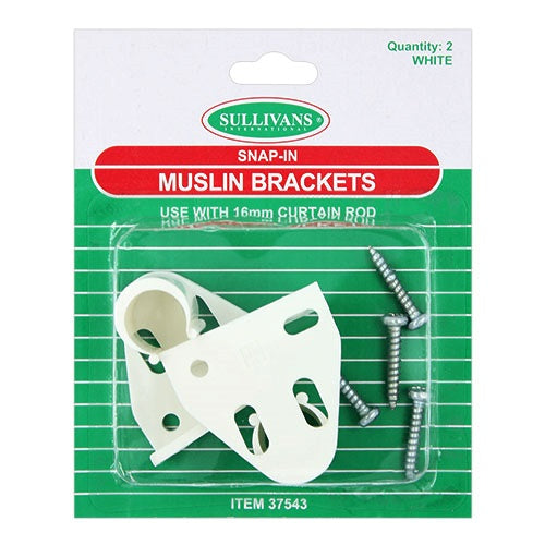 Muslin Bracket White - Dollars and Sense