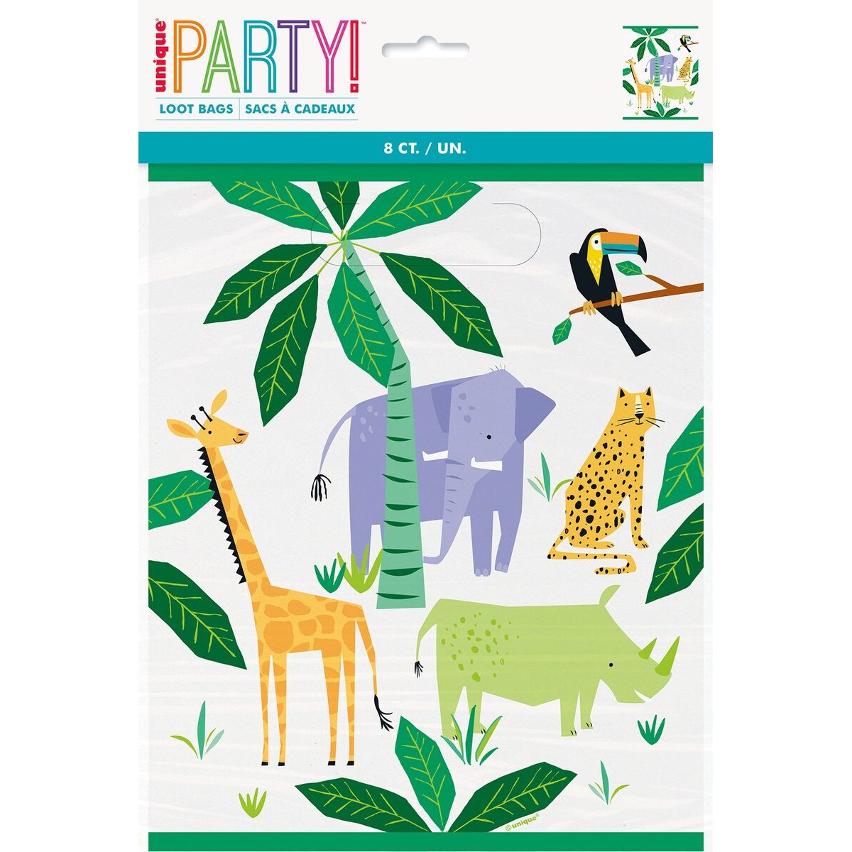 Loot Party Bags - Animal Safari - Dollars and Sense