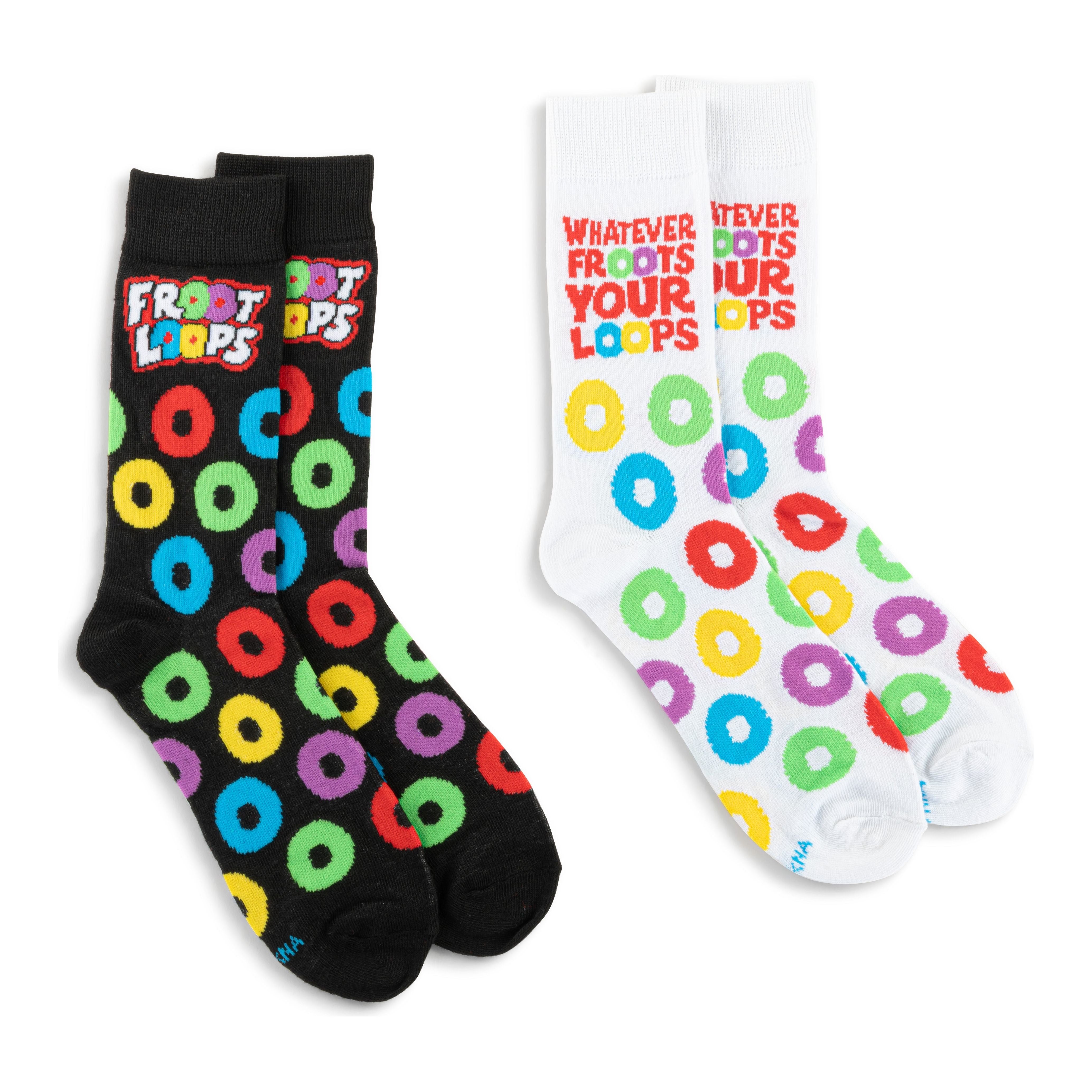 Licensed Socks Fruit Loops - Dollars and Sense