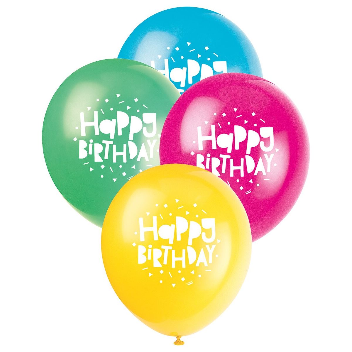 Happy Birthday Balloons - Colourful - Dollars and Sense