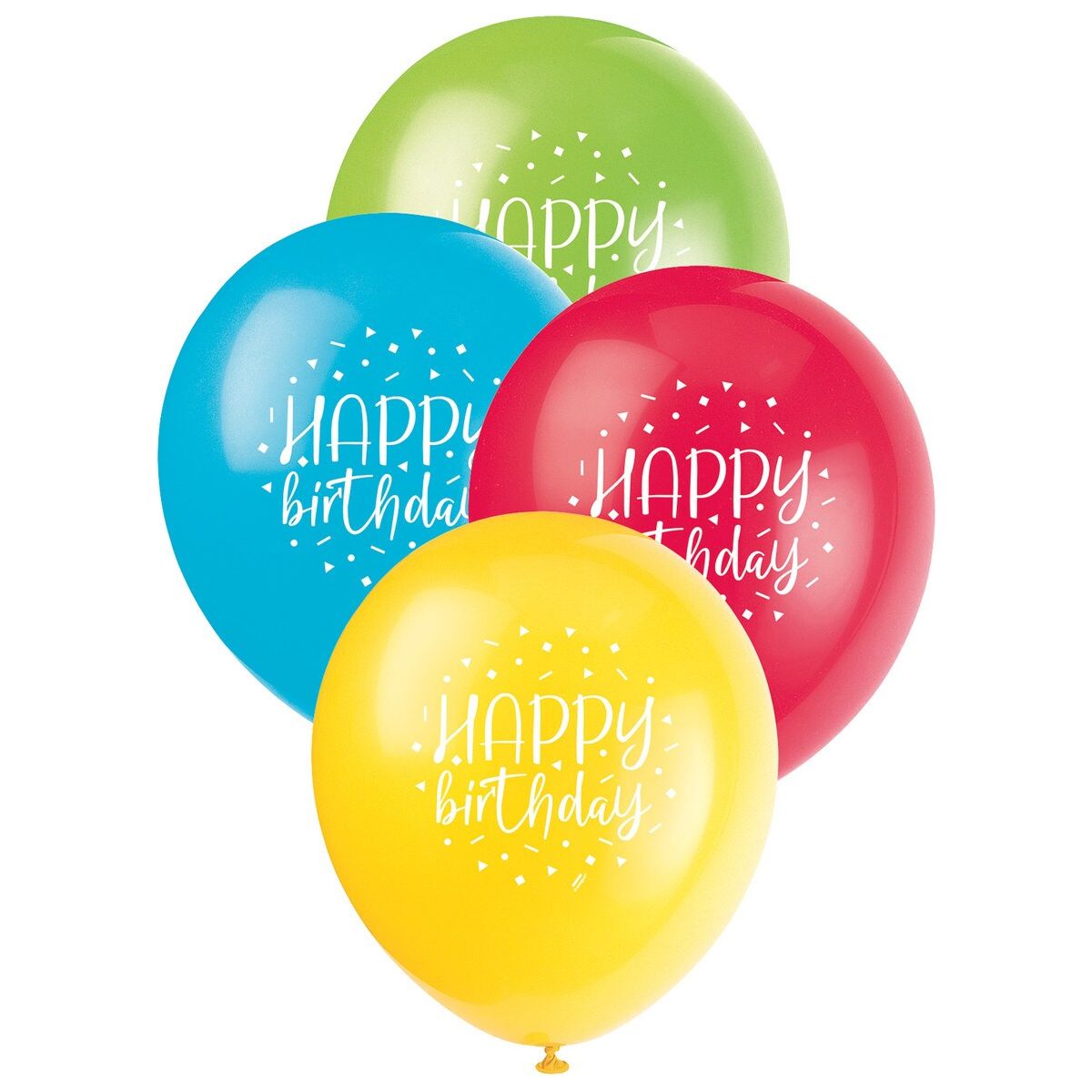 Happy Birthday Balloons - Colourful - Dollars and Sense