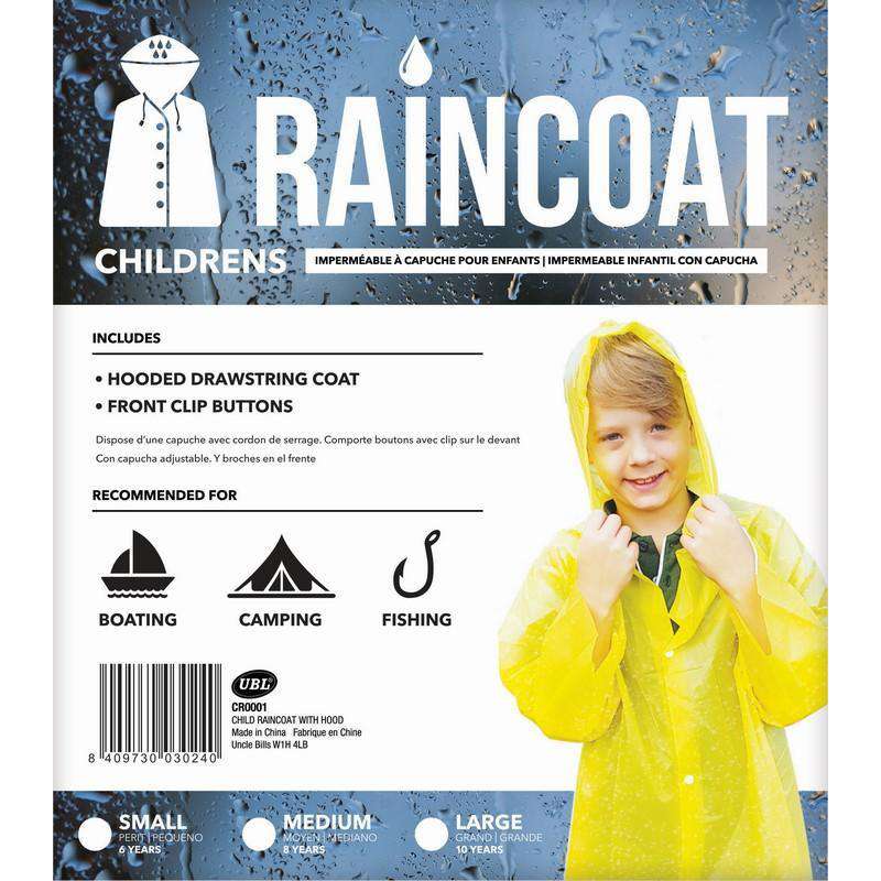 Raincoat with Hood - Child - Dollars and Sense