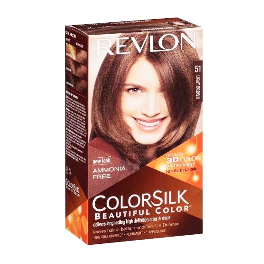 Revlon Colorsilk Hair Colour - Light Brown - Dollars and Sense