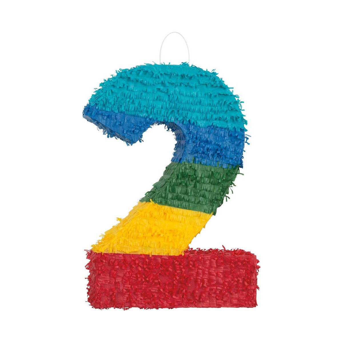 Piñata Numeral 2 - Rainbow - Dollars and Sense