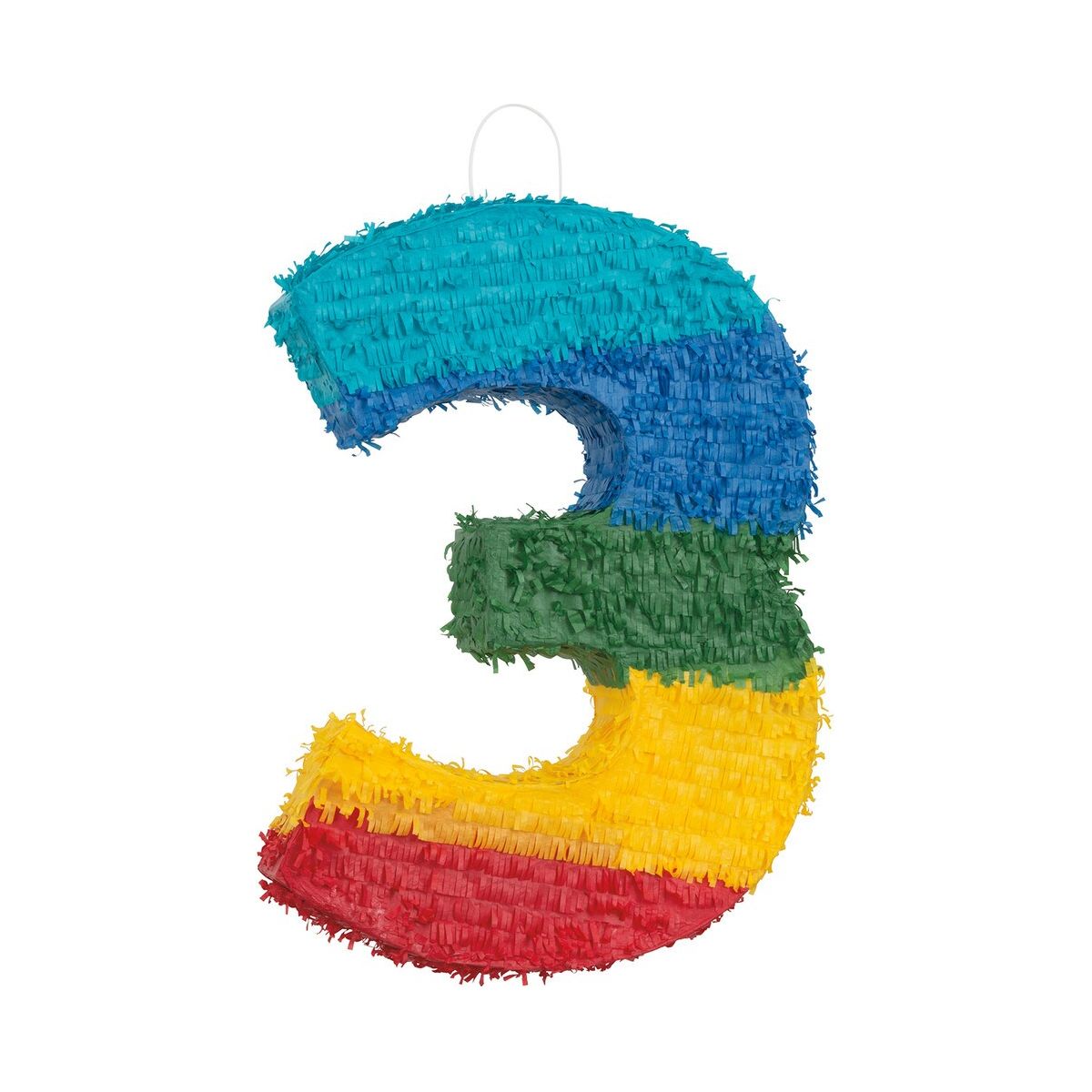 Piñata Numeral 3 - Rainbow - Dollars and Sense