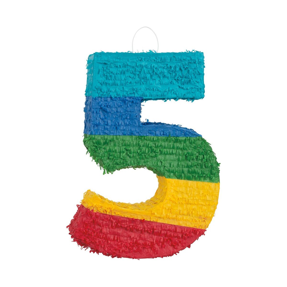 Piñata Numeral 5 - Rainbow - Dollars and Sense