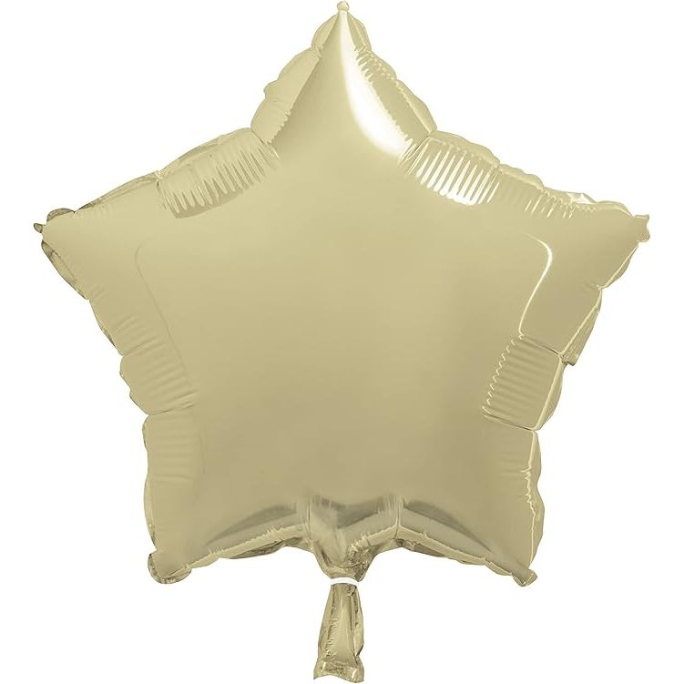 Foil Balloon Star - Champagne Gold - Dollars and Sense
