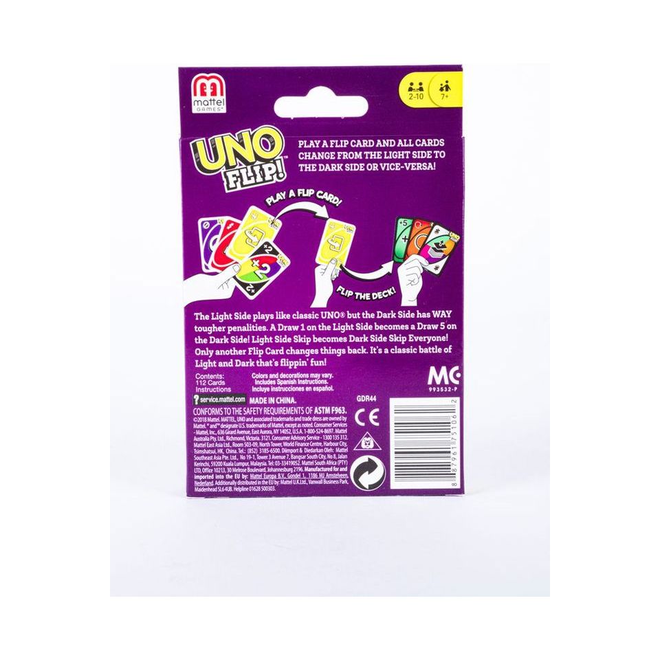 Playing Card Game - Uno Flip Cards - Dollars and Sense
