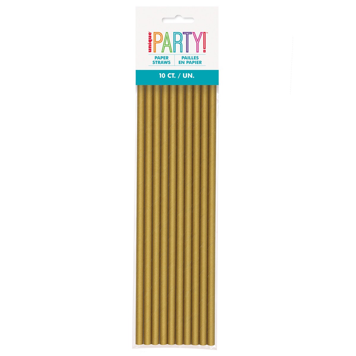 Paper Straw - Glitz Gold - Dollars and Sense