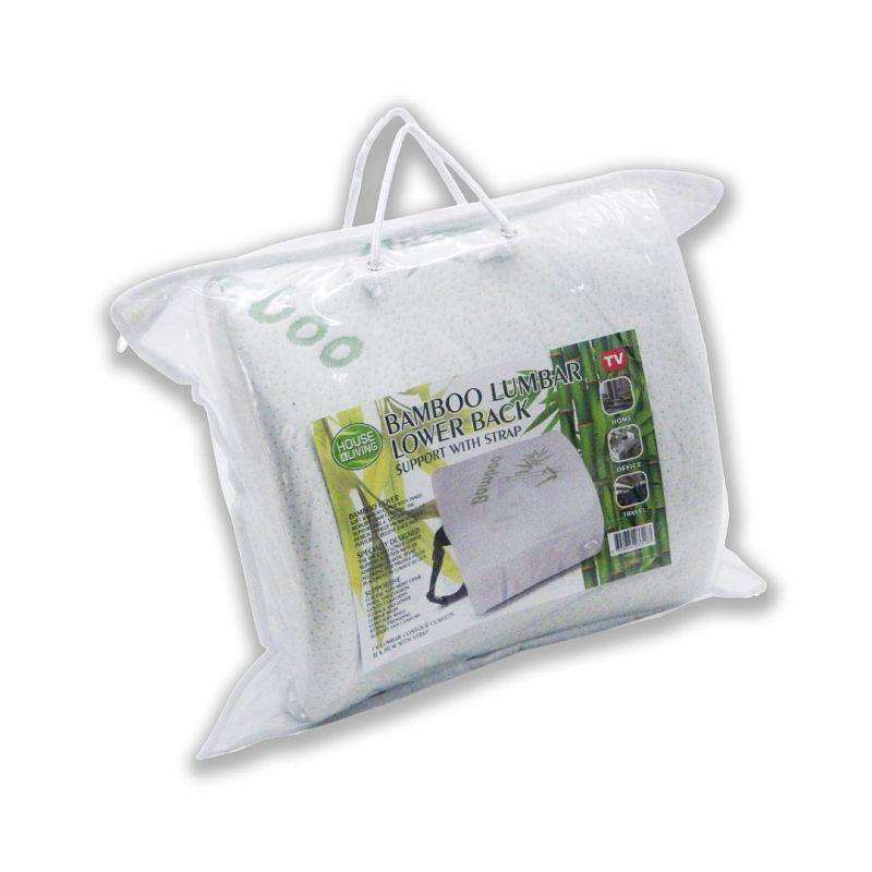 Lumbar Support with Strap - Bamboo - Dollars and Sense