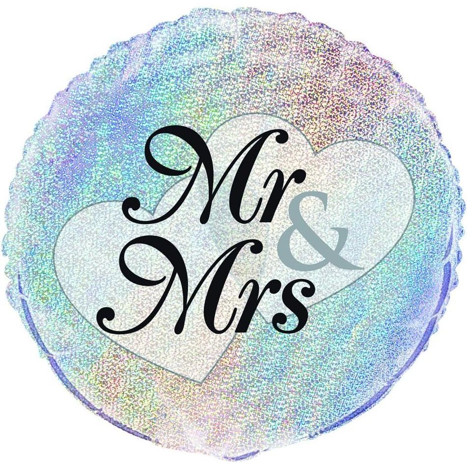Mr & Mrs Foil Balloon - Wedding - Dollars and Sense