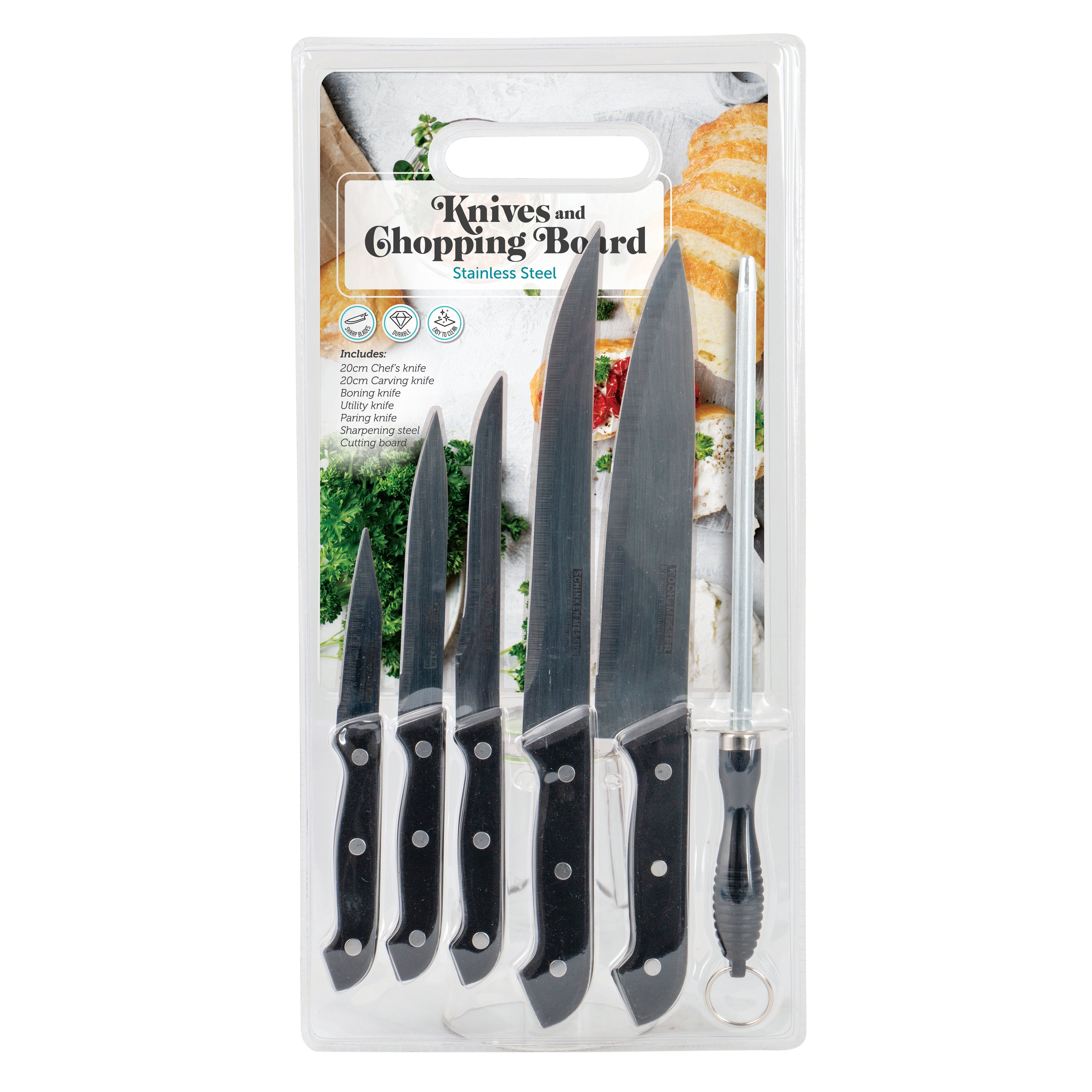 Knife & Chopping Board Set - Dollars and Sense