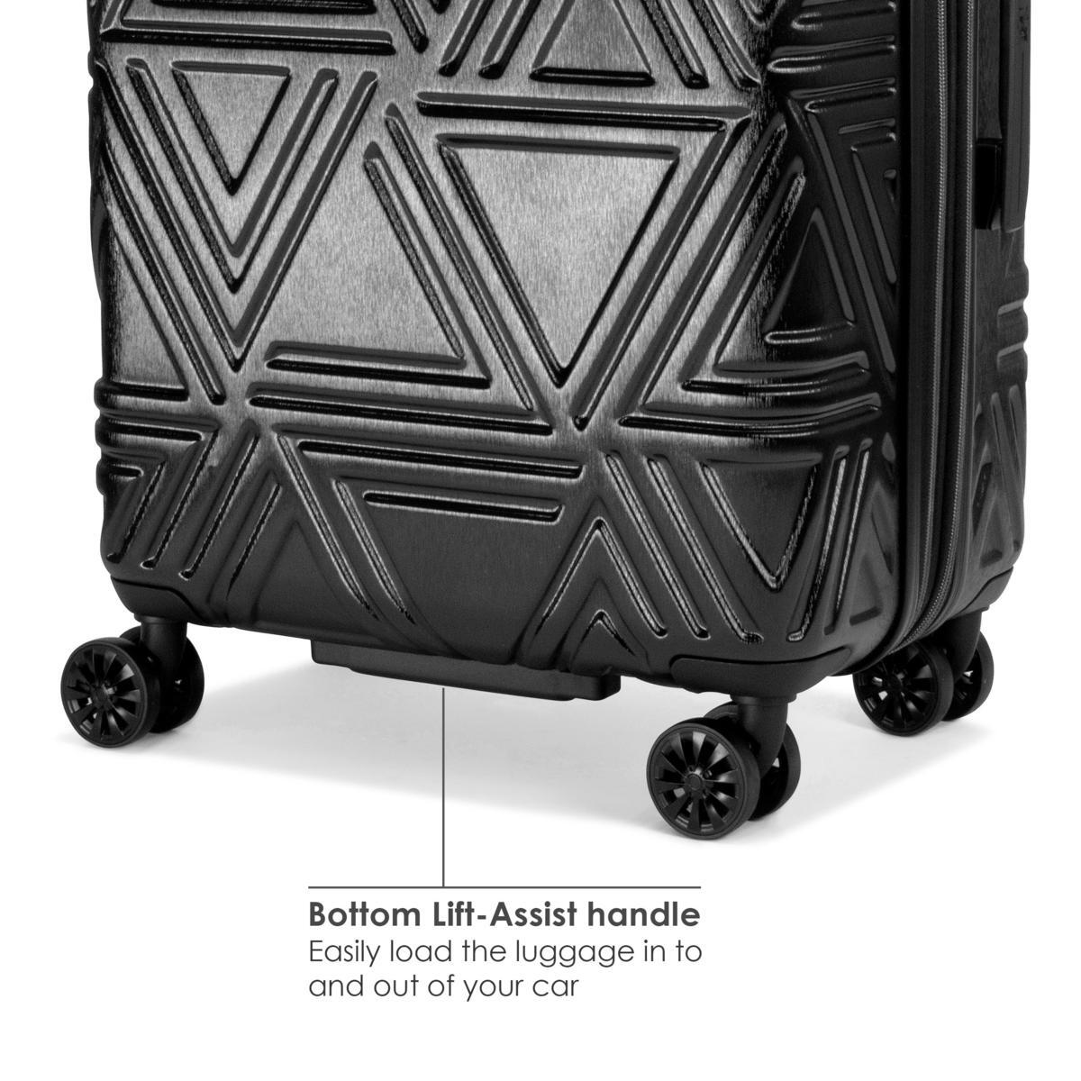 Badgley Mischka ABS Luggage 4 Wheels - Black - PICK UP ONLY - Dollars and Sense