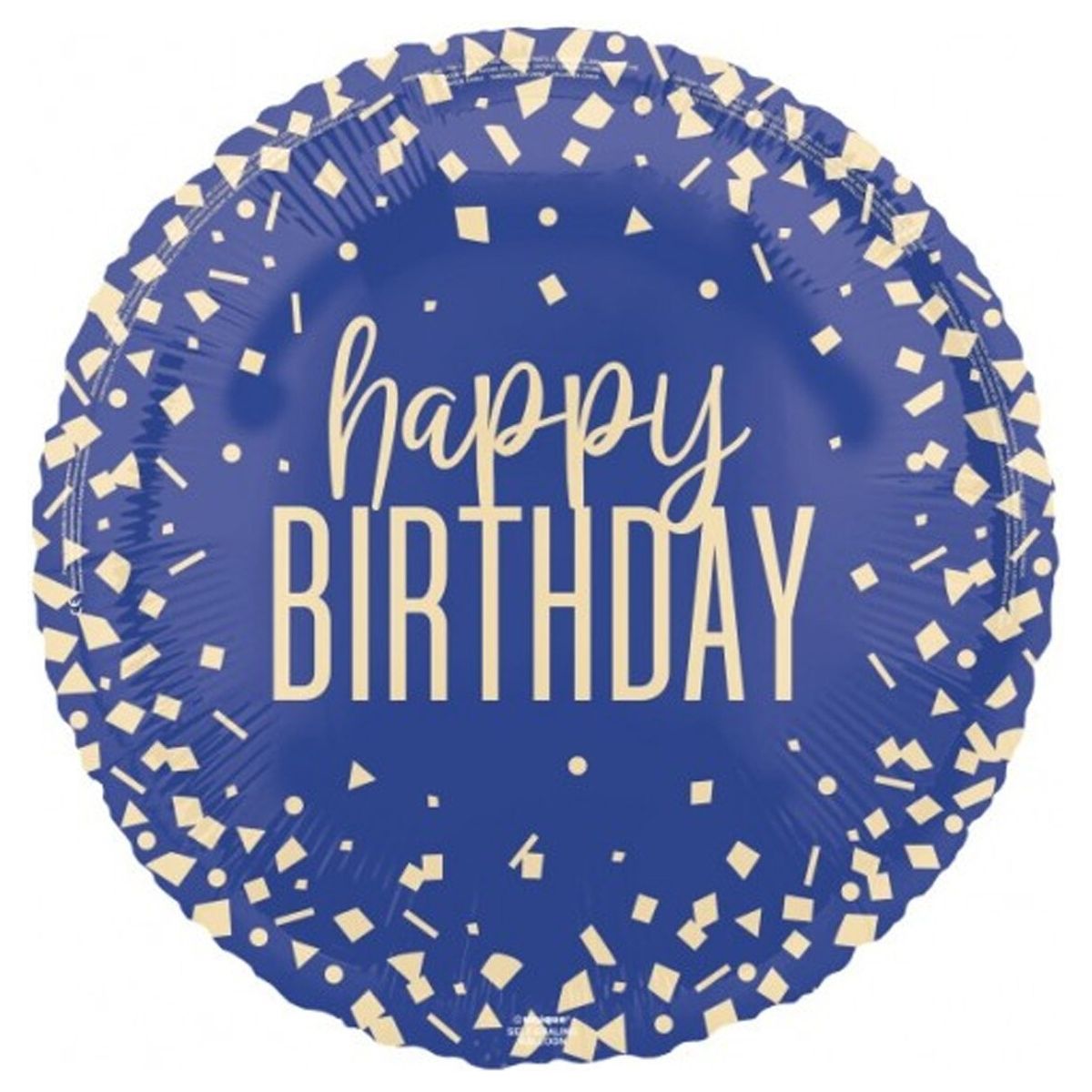 Happy Birthday Foil Balloon- Confetti - Dollars and Sense