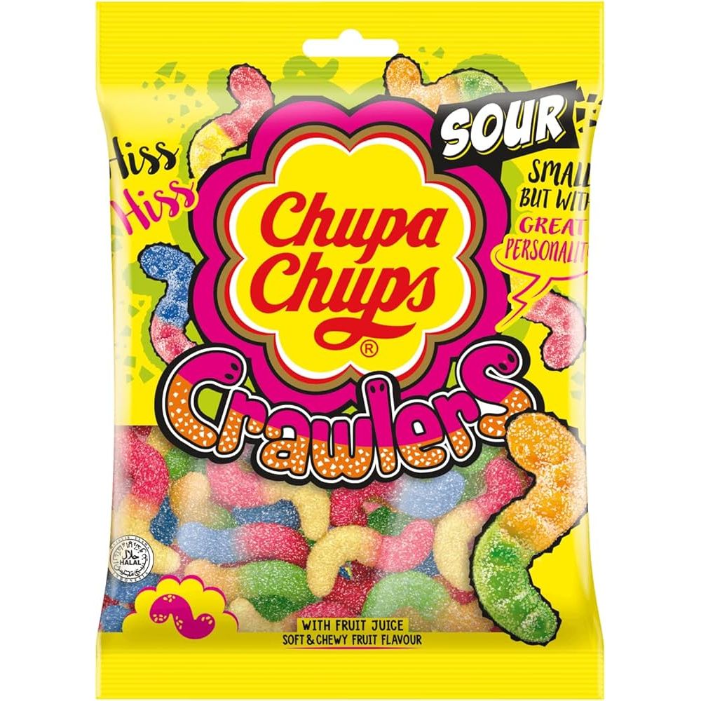 ChupaChups Jelly SourCrawl 90g