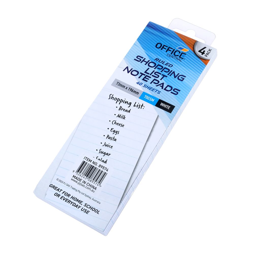 Shopping List - Ruled - Dollars and Sense