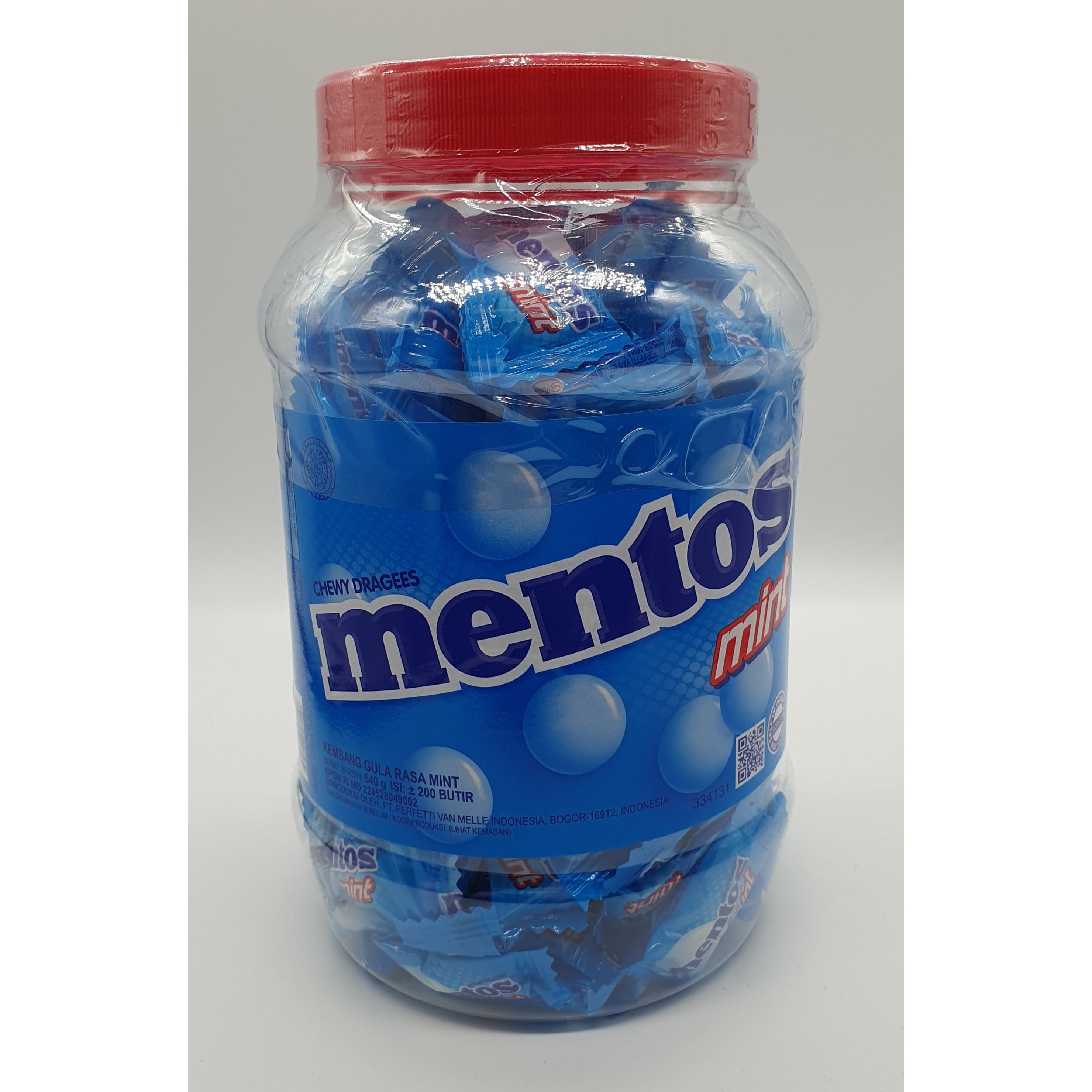 Mentos Candy Mint Jar