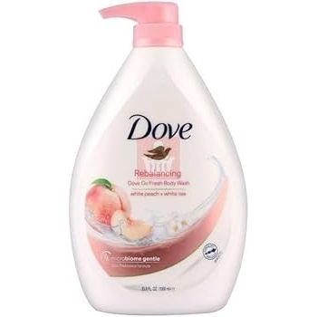 Dove Rebalancing Body Wash - White Peach & White Tea - 1L
