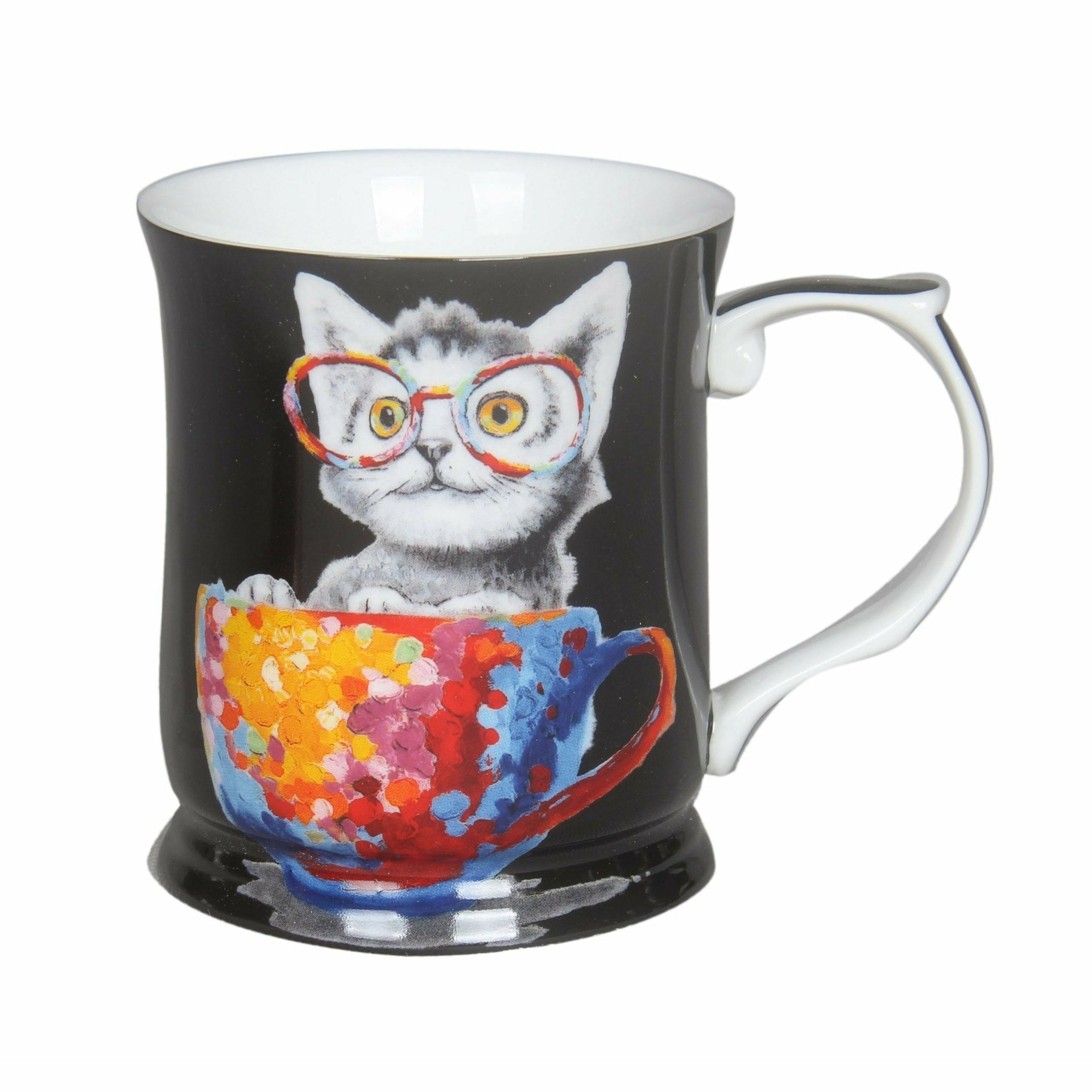 Cheeki Little Cat Mug Black - Dollars and Sense
