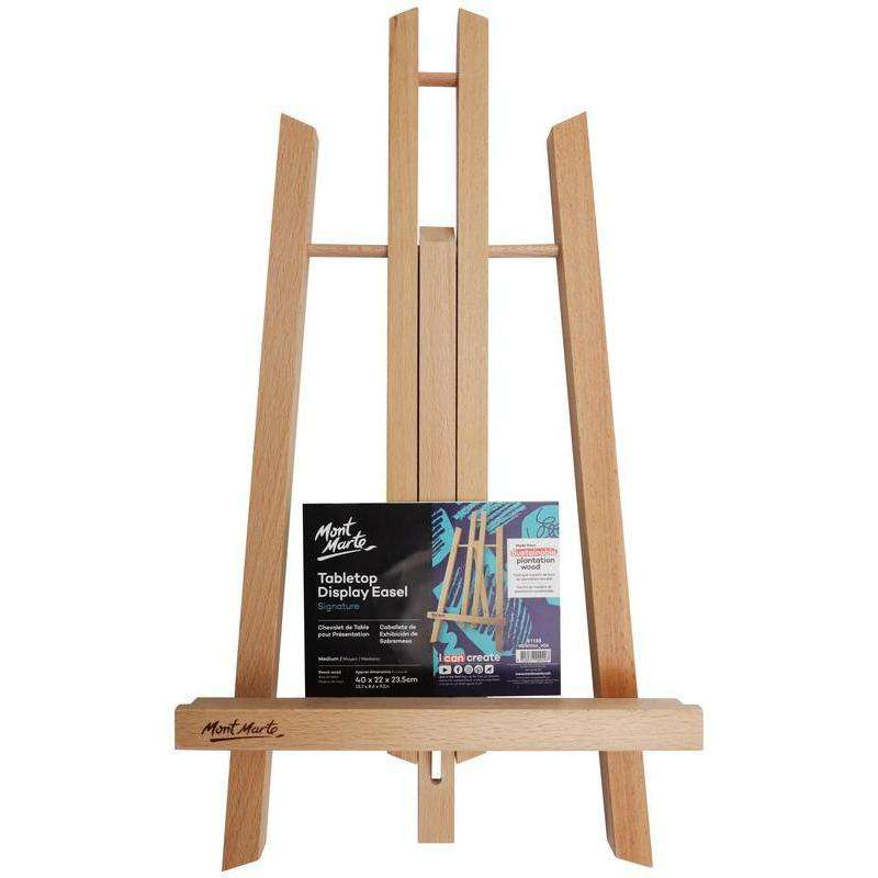 Mont Marte Mini Display Easel Beech - Medium - Dollars and Sense