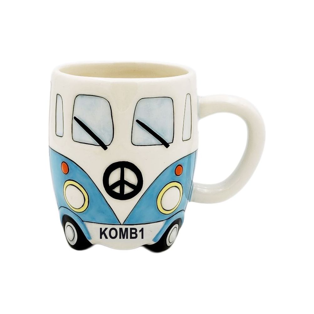 Blue Kombi Mug 400ml 13X9X10.5cm - Dollars and Sense