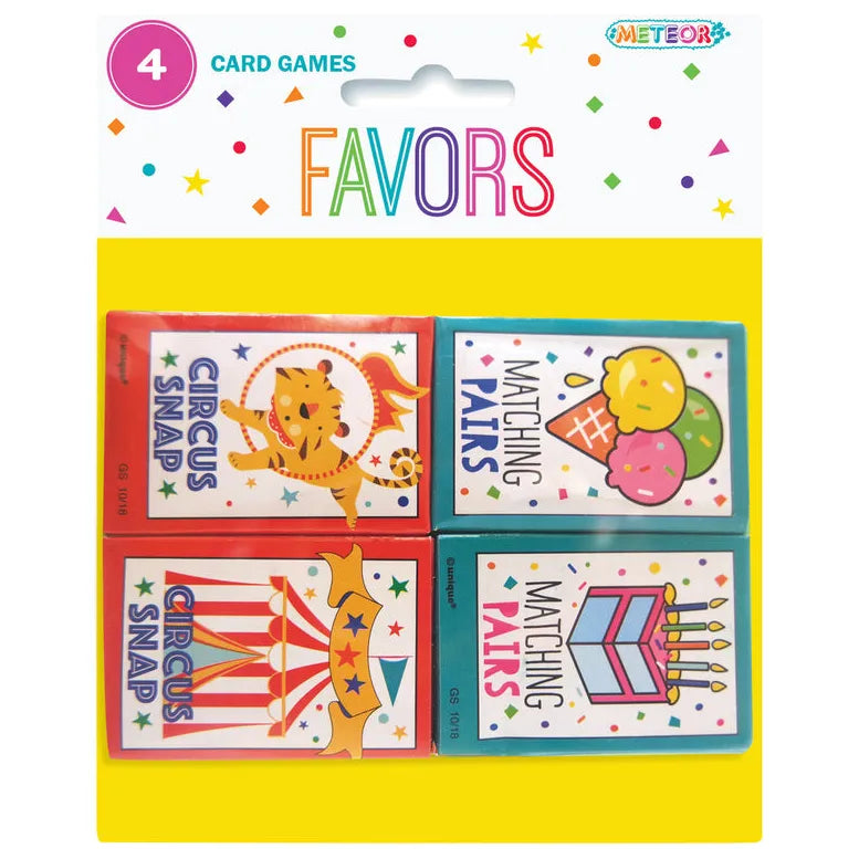 Card Games - Party Favors - Dollars and Sense