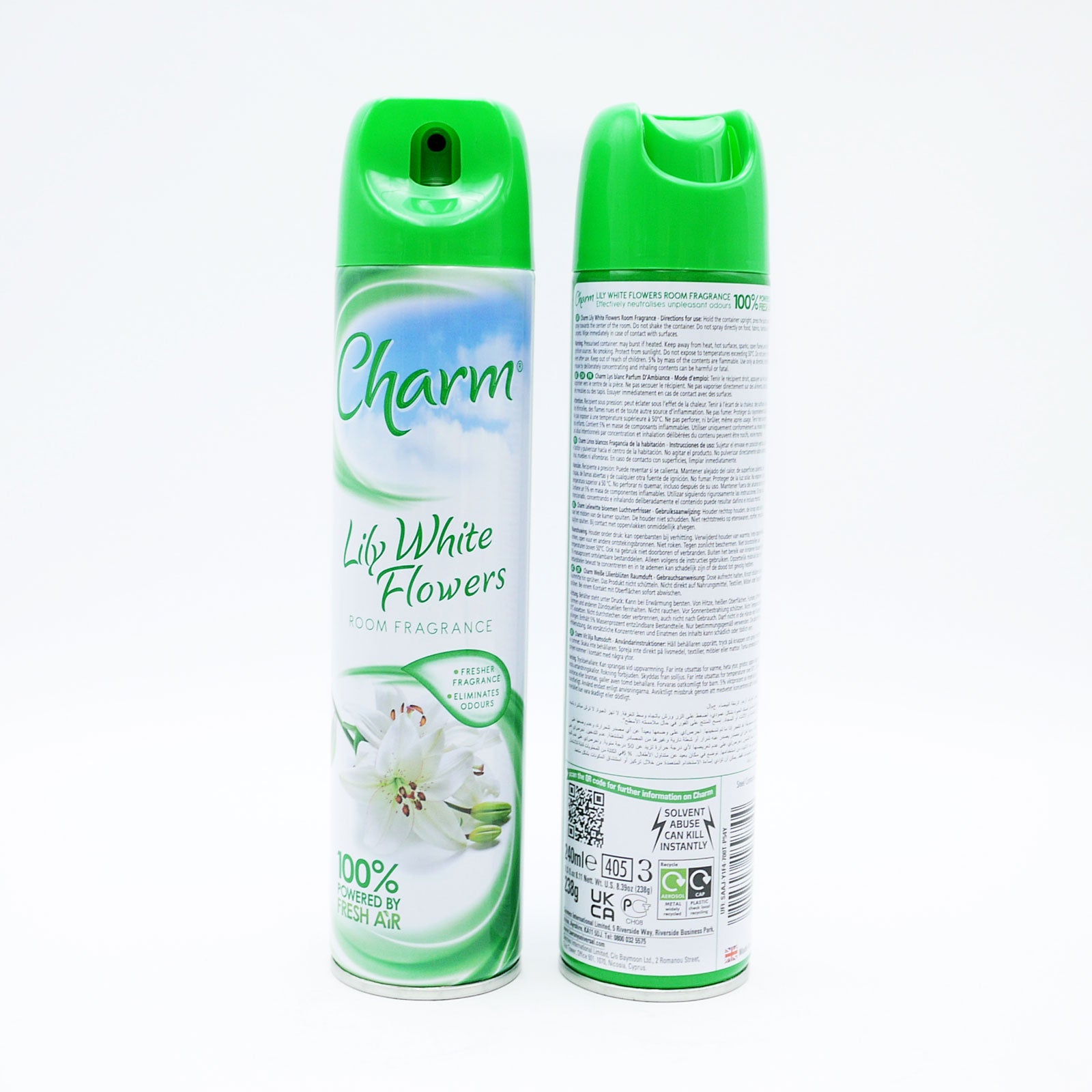 Charm Air Freshener - Lily & White Flower - Dollars and Sense