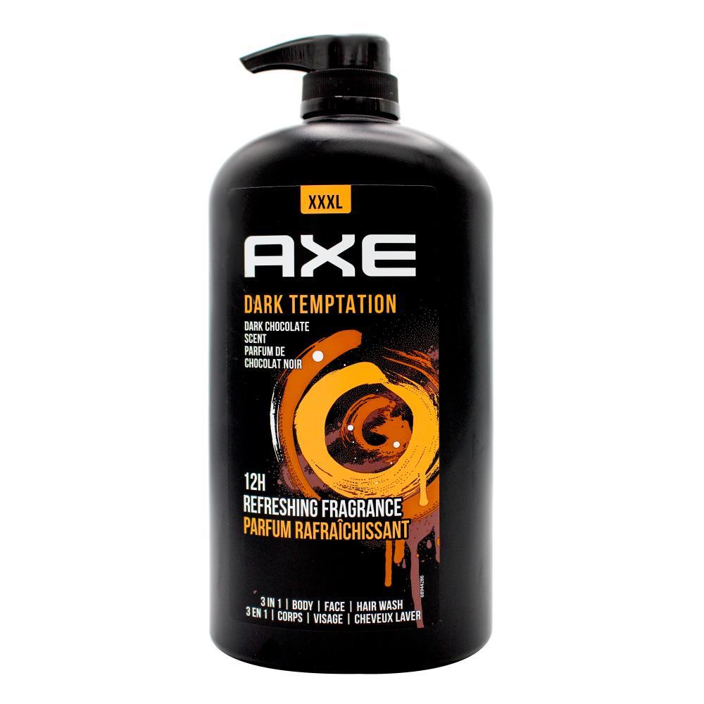 Axe 1L 3 In 1 Body Face Hair Wash Dark - Dollars and Sense