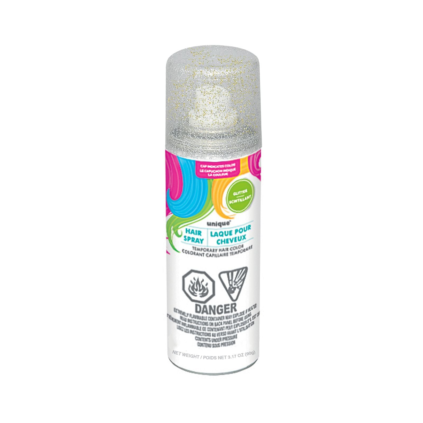 Glitter Hair Spray - Multi Coloured SKU 9154 - Dollars and Sense