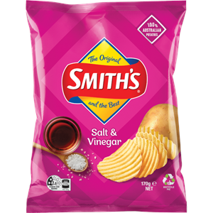 Smith's Crinkle - Salt & Vinegar - Dollars and Sense