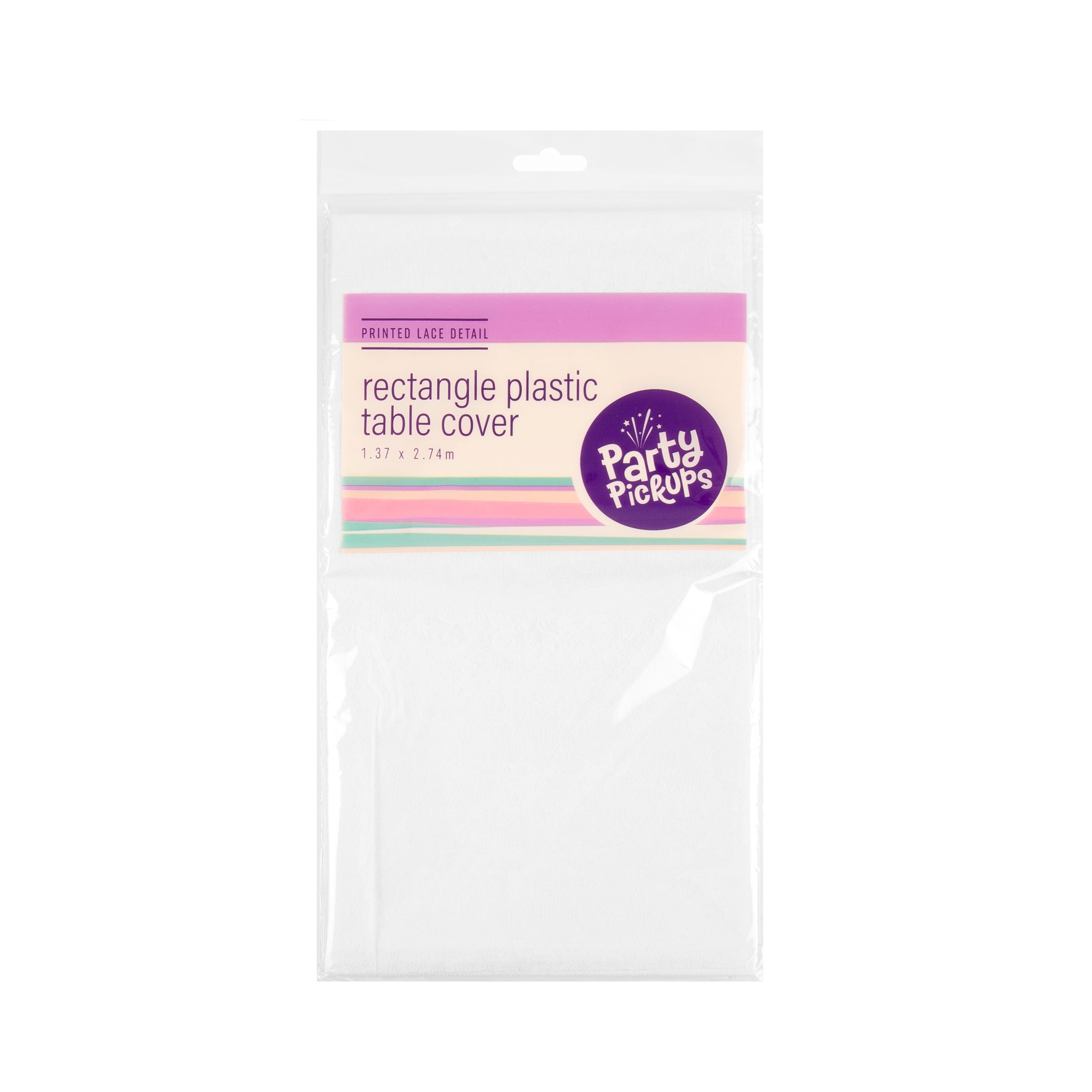 Tablecover Rectangle Lace - White