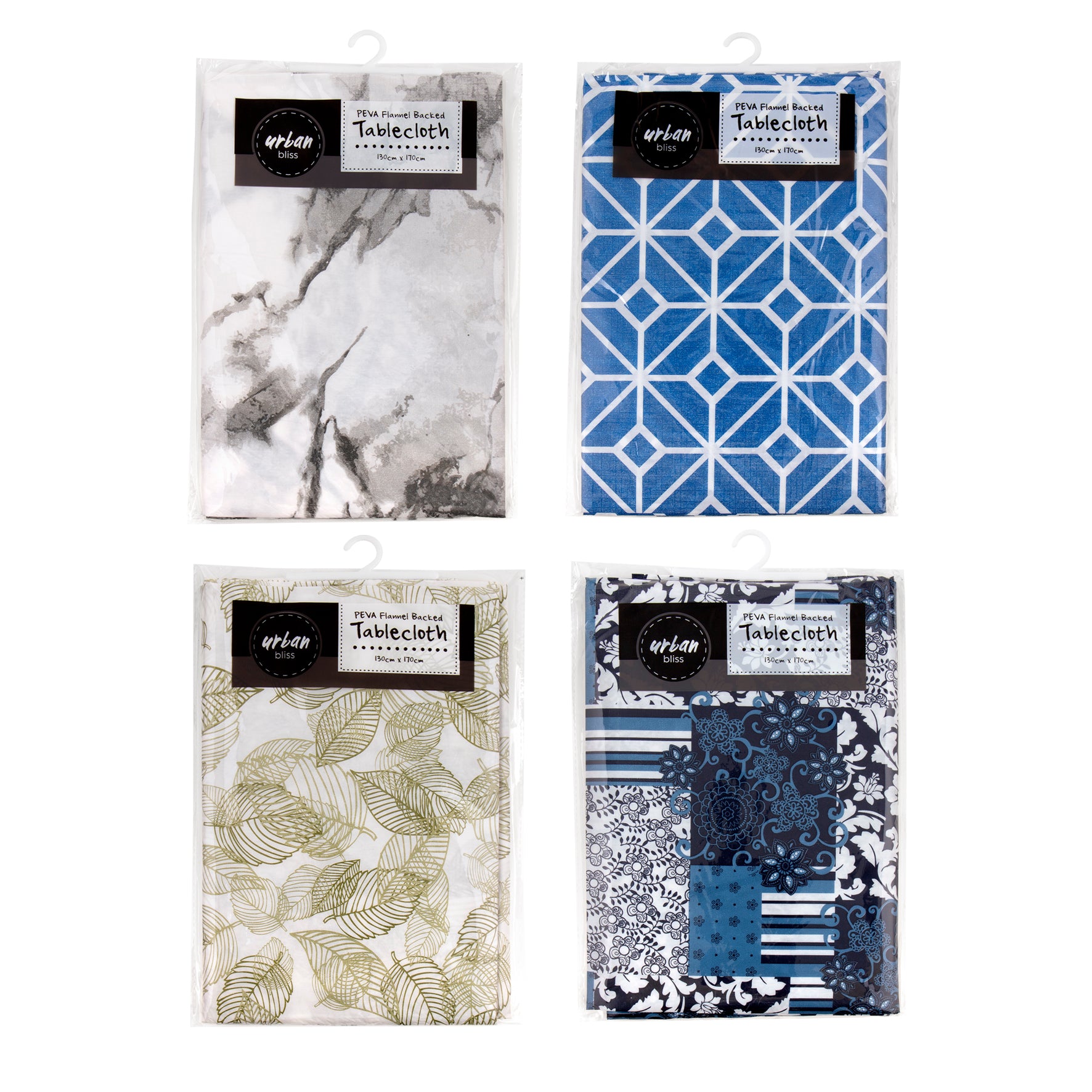 PEVA Tablecloth - Flannel Backed