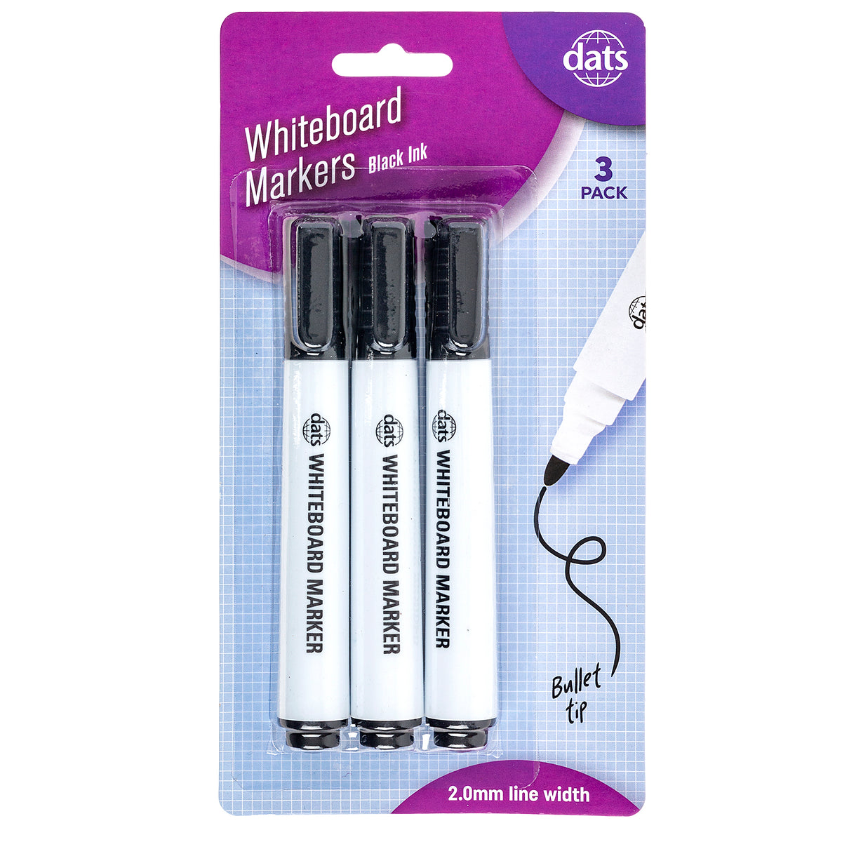 Whiteboard Markers - Black Ink