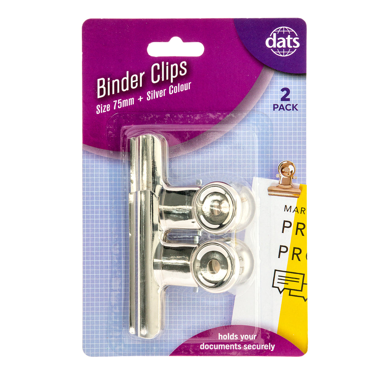 Binder Clips - Silver