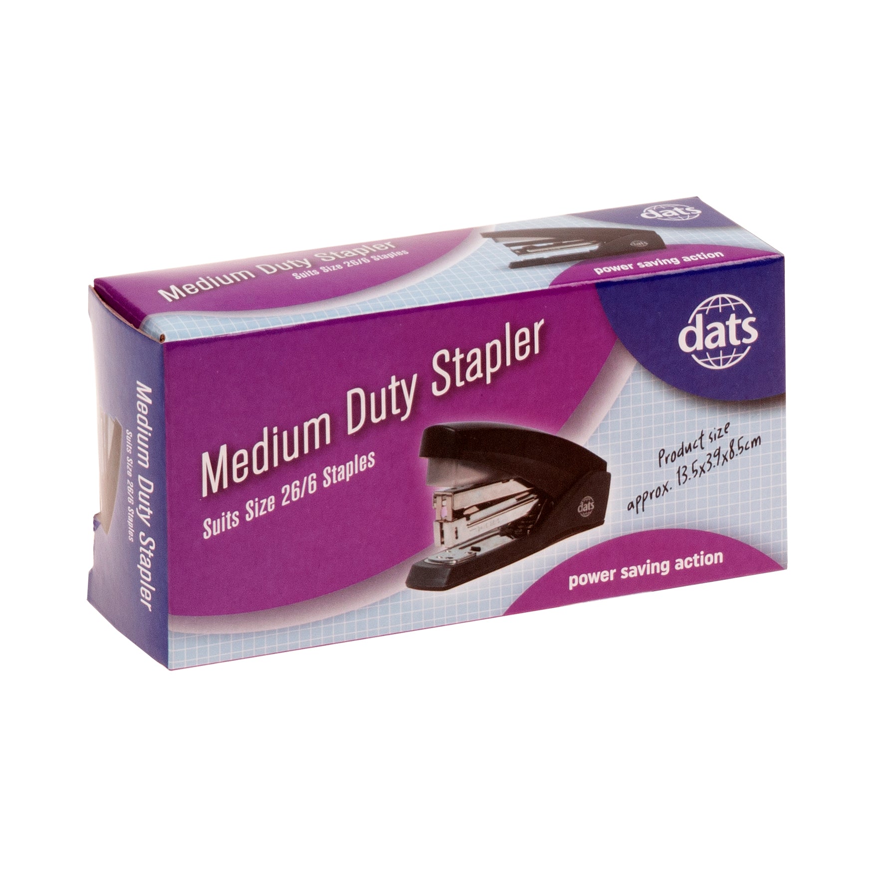 Stapler Power Saving Medium Duty - Black