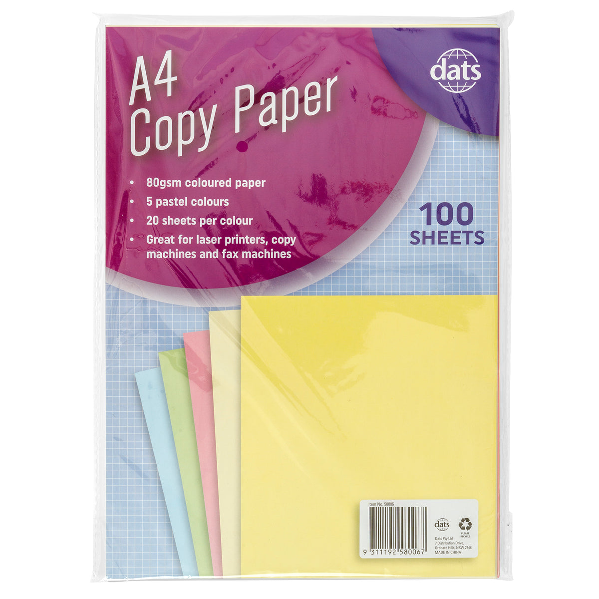 Copy Paper - Pastel