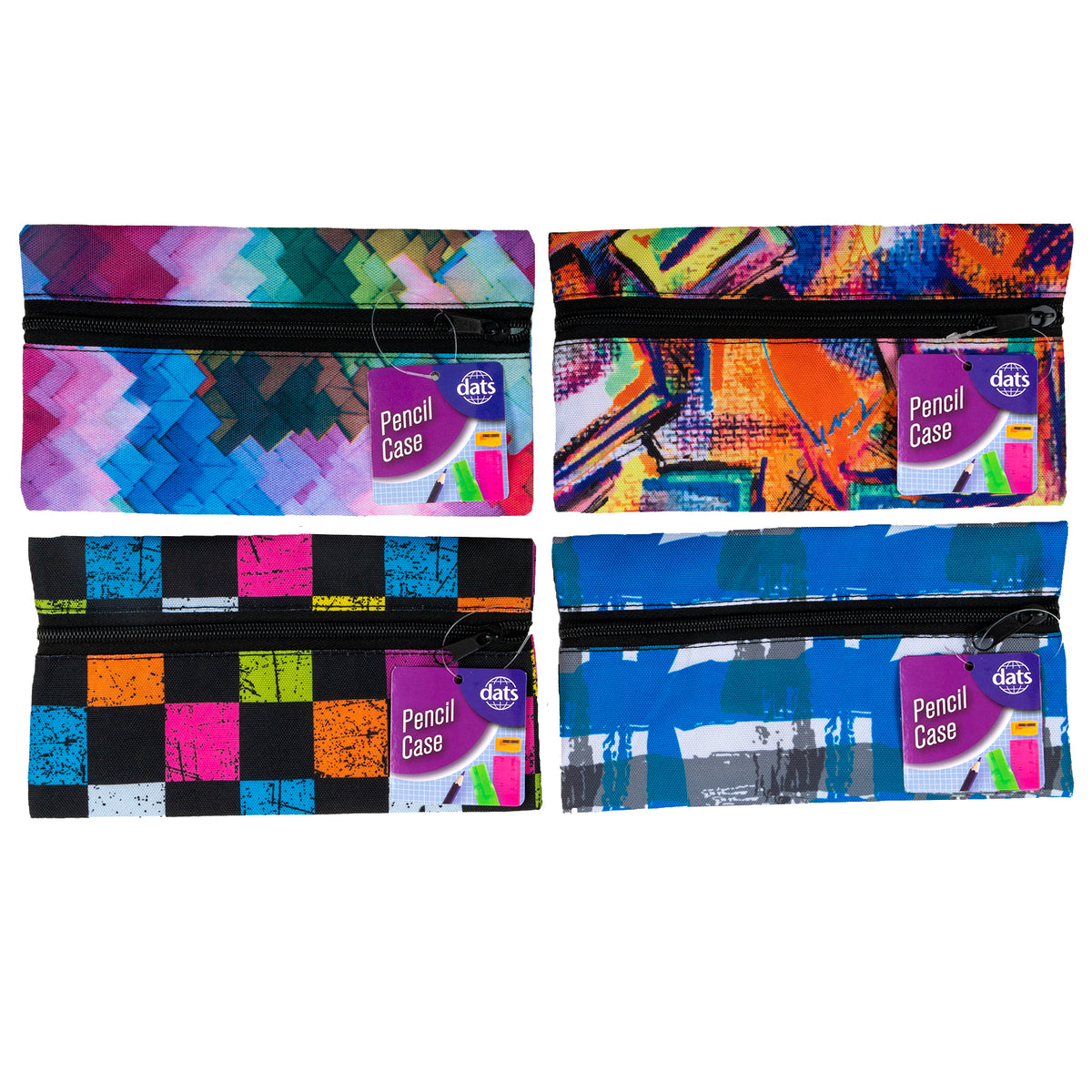 Pencil Case One Zip - Fabric