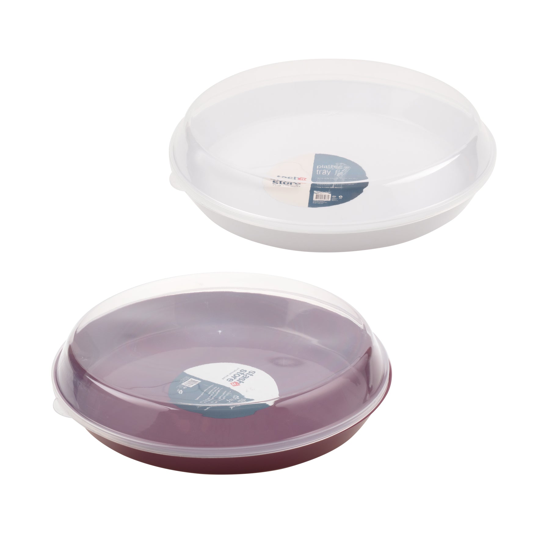 Platter Tray with Lid - Plastic