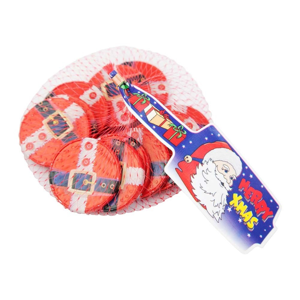 Christmas Milk Chocolate - Santa Belts SKU 48368 - Dollars and Sense