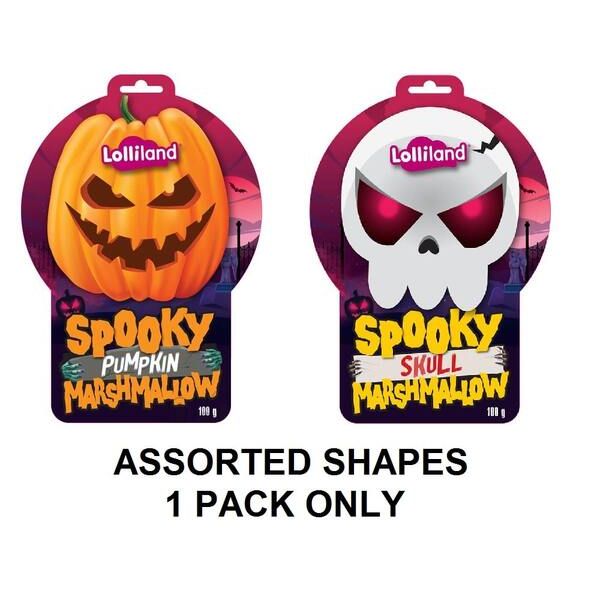 Pumpkin & Skull Marshmallows 100G