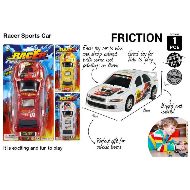 Friction Racing Car - Dollars and Sense